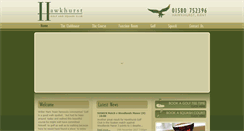 Desktop Screenshot of hawkhurstgolfclub.org.uk